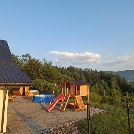 Sarnie Wzgorze Sucha Beskidzka Sauna Jacuzzi Kukow Exterior photo